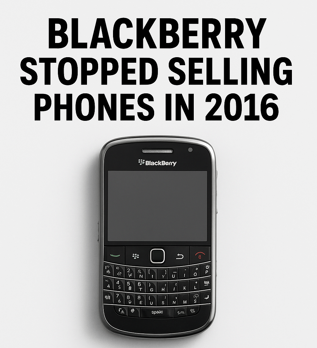 Blackberry went from selling 52 MILLION phones in 2011 to ZERO 5 years later. Let’s talk about it…